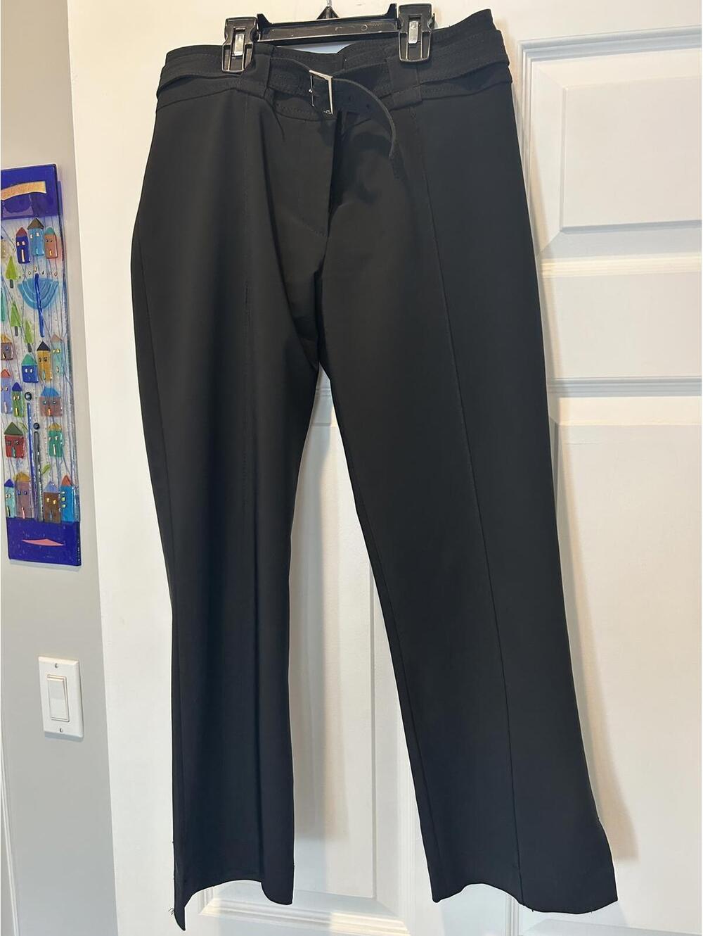 Karen Millen Black Women's Dress Pants with Belt Size 4